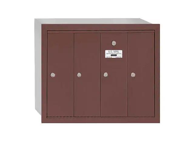 SALSBURY INDUSTRIES 3504ZRU Mailbox, 30 lb, Recessed, -