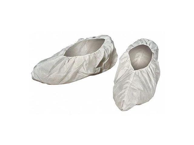 CELLUCAP 2602W Disposable Shoe Covers, Polypropylene, White, Slip Resistant