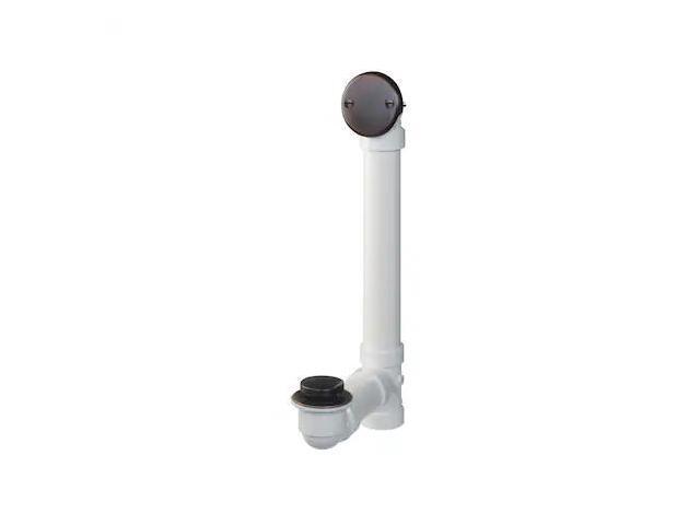 KEENEY MFG K630PVCVB Foot Lok Stop Style Bath Drain, Venetian Bronze