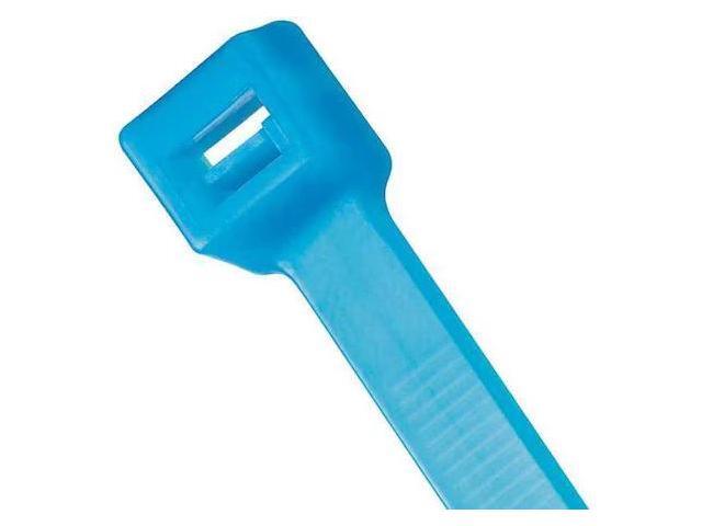 PANDUIT PLT2S-C76 Cable Tie, 7-1/2 in L, 2 in Max Bundle Dia., Blue, Tefzel, 50