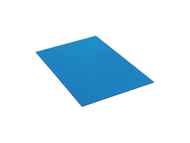 PARTNERS BRAND PCS2418BL Plastic Corrugated Sheets, 24' x 18', Blue, 10/Bundle