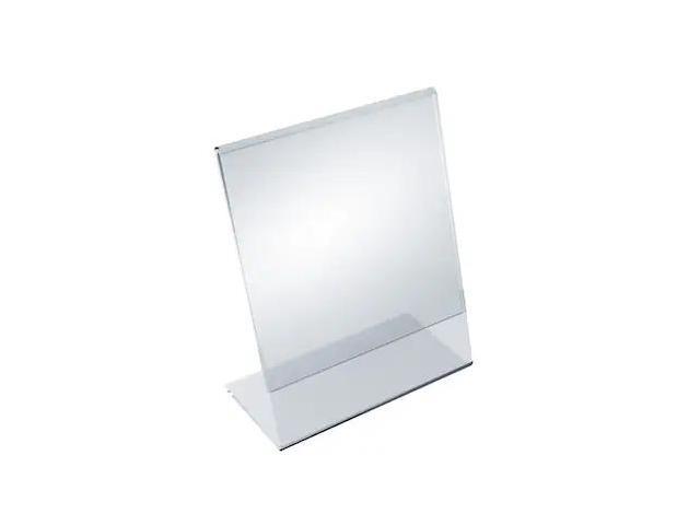 Azar Displays Plastic L Shape Sign Holder 10/Pack 112720