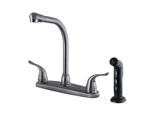 YOSEMITE FB2754YLSP FB2754YLSP 8-Inch Centerset Kitchen Faucet with Sprayer