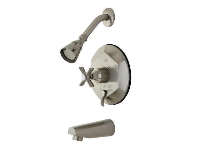 Kingston Brass KB46380ZX Millennium Tub/Shower Faucet, Satin Nickel