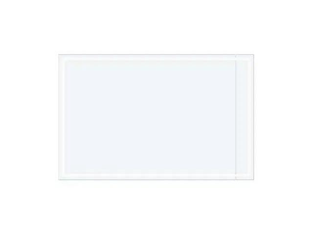 TAPE LOGIC PL473 'Clear Face' Document Envelopes, 5 1/8' x 8', Clear, PK1000
