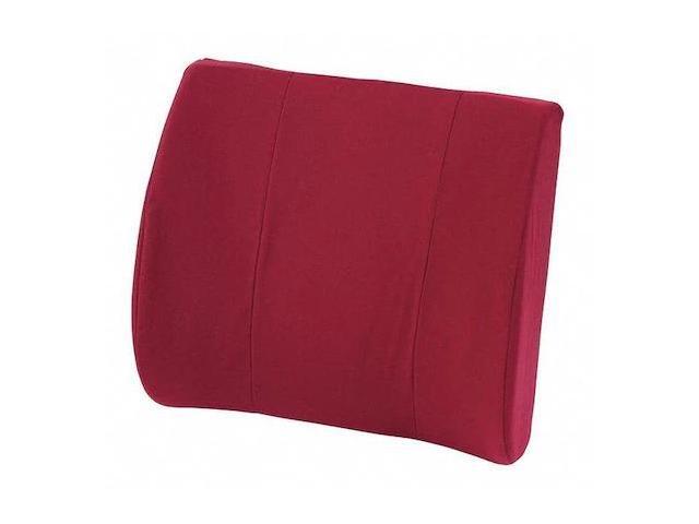 DMI 555-7302-0700 Lumbar Cushion w/Strap,Burgundy,14x13'