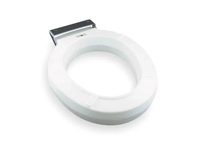 BEMIS GR4LR-000 Toilet Seat Without Cover, Plastic, Round, White