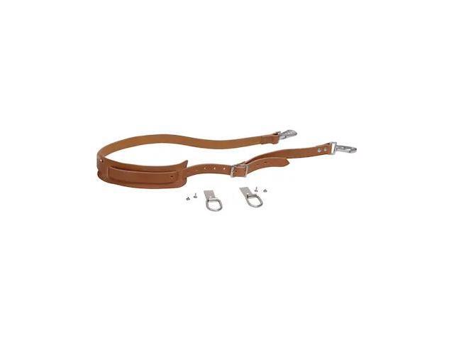 KLEIN TOOLS 5102S Shoulder Strap Kit, Leather, Brown, 3' Height