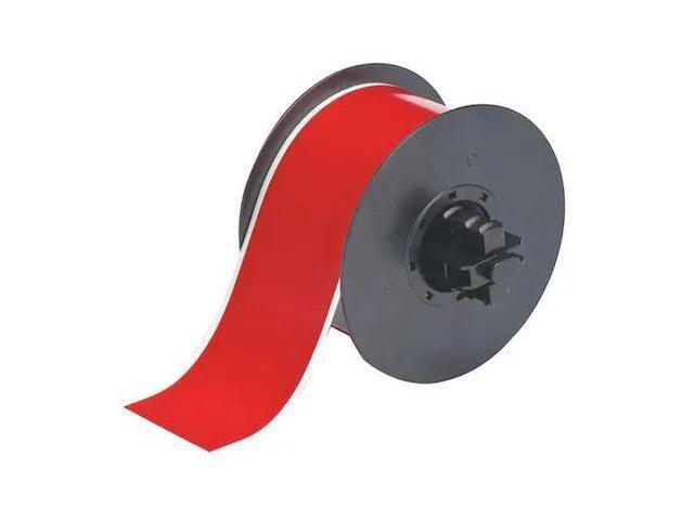 BRADY B30C-2250-595-RD Tape, Red, Labels/Roll: Continuous