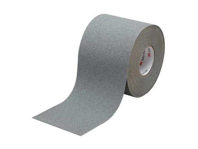 3M 370-6X60 Anti-Slip Tape Synthetic Rubber Proprietary Grit Size, Gray, 6' W x