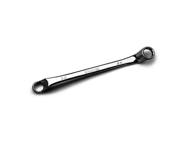 CAPRI TOOLS CP11950-2224 22 mm x 24 mm 75-Degree Deep Offset Double Box End
