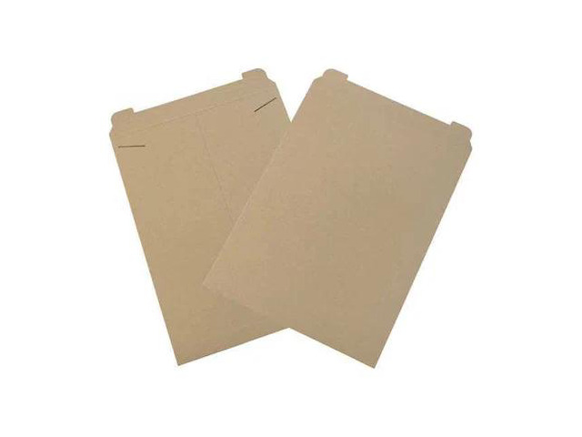 PARTNERS BRAND RM11 Flat Mailers, 18' x 24', Kraft, PK50