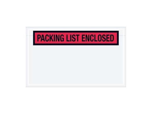 TAPE LOGIC PL461 Tape Logic 'Packing List Enclosed' Envelopes, 4 1/2' x 7 1/2',