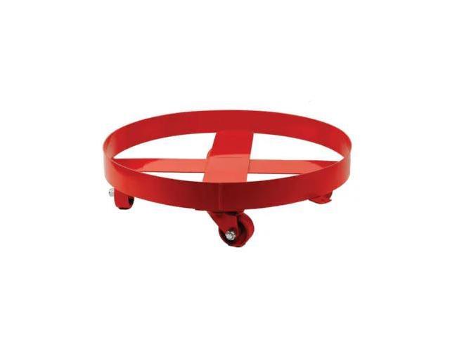 AMERICAN FORGE & FOUNDRY 8655 55 gal Drum Band Dolly, Steel, 4 Swivel Casters
