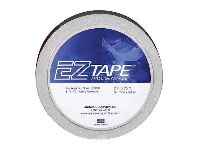 AQUASOL EZ-T 2.0 Aluminum Tape,2 in W, 75 ft L, Silver