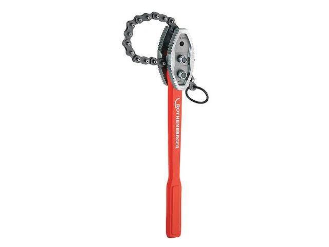 ROTHENBERGER 70246 Chain Pipe Wrench,48' Overall Length