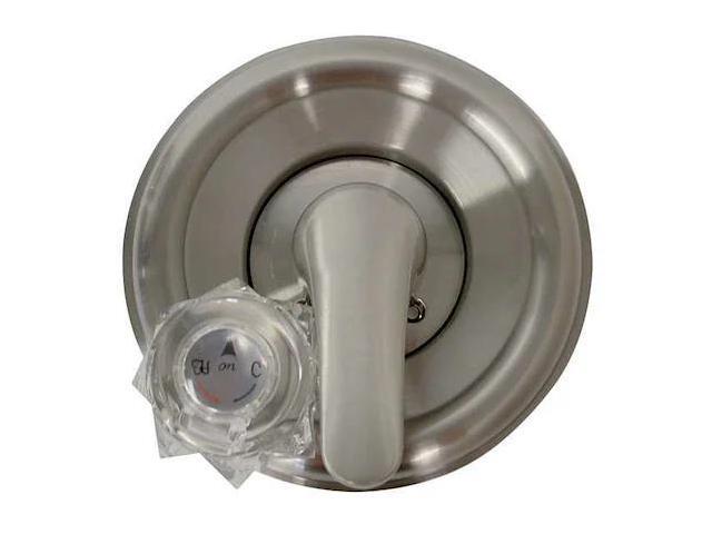 DANCO 9D00010004 Shower Trim Kit 7-1/2', Plastic, Brushed Nickel