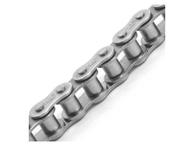 TRITAN 41-1SS X 10FT Roller Chain,Single Strand,SS,10 ft.