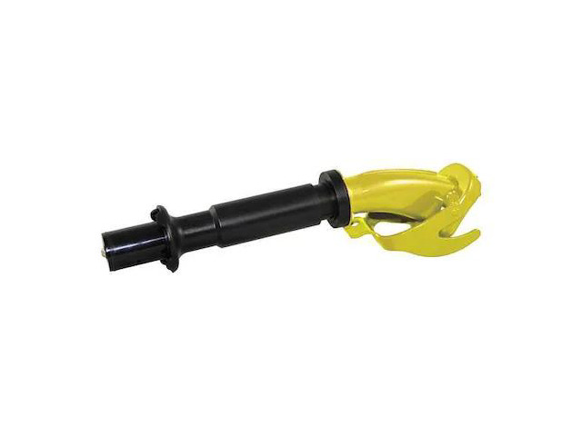 WAVIAN JC00SSY Rigid Spout, Plastic/Steel, Yellow, 1 in Dia.