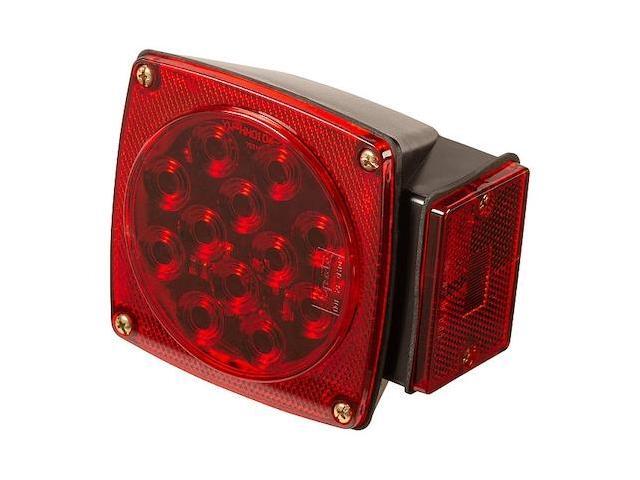 GROTE 51982 Stop,Tail,Turn Light,Permanent,Hardwired