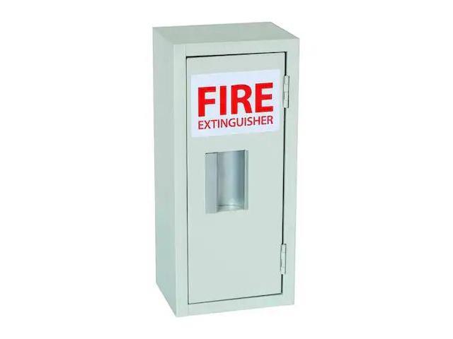 ZORO SELECT 35GX42 Fire Extinguisher Cabinet, Surface Mount, 17 15/16 in