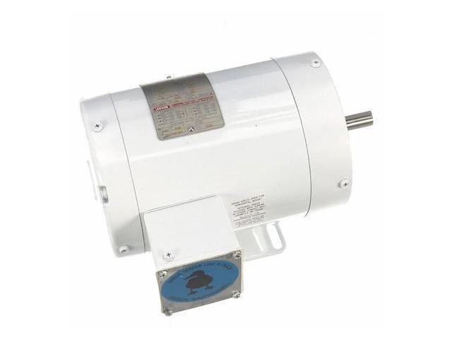LEESON 113590.00 WashdownMotor,1hp,3450RPM,56C,230/460VAC