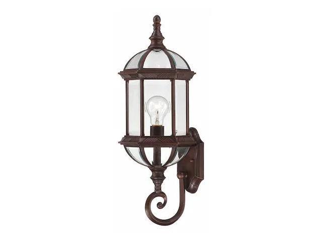NUVO 60-3498 Boxwood 1-Light 22 in. Outdoor Wall with Clear Beveled Glass