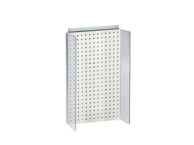 AZAR DISPLAYS 700355-WHT 13.5'W x 22'H Pegboard Powerwing Display