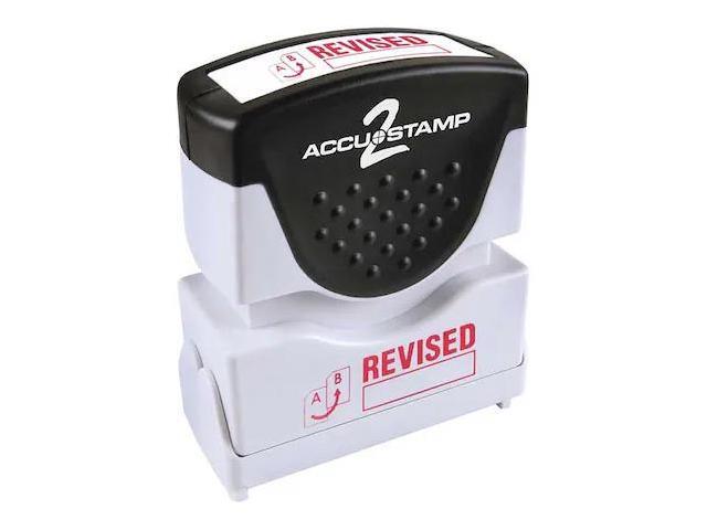 ACCUSTAMP 2 038852 Microban Message Stamp, Revised, 13/64'