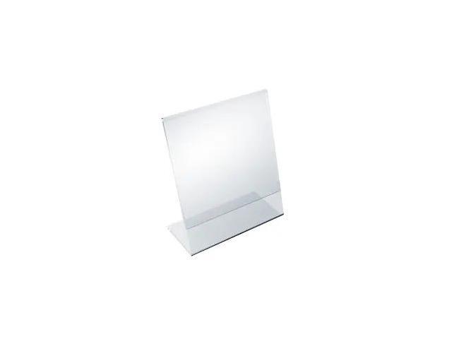Azar Displays Vertical Slanted Plastic Sign Holder 10/Pack 112724
