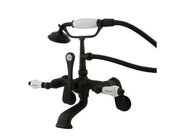 Kingston Brass Cc53T5 Clawfoot Tub Filler With Hand Shower - Oil Rubbed Bronze Finish