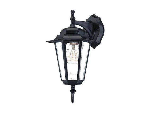 ACCLAIM LIGHTING 6102BK Wall Light,Matte Black,1-Light