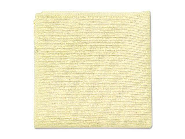 Rubbermaid Commercial Microfiber Cleaning Cloths 16 x 16 Yellow 24/Pack 1820584