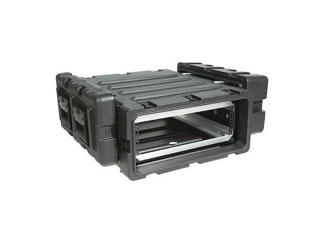 SKB 3RS-9U24-25B Black Shock Rack Case, 39.1'L x 23.8'W x 22.3'D
