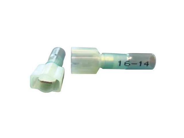 VELVAC 37387 Male Disconnect, Blue, 16-14AWG, PK10