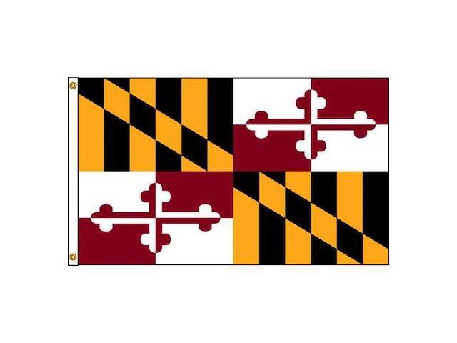 ANNIN FLAGMAKERS 142370 Maryland Flag,4x6 Ft,Nylon