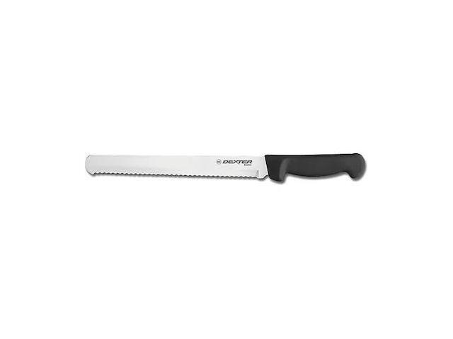 DEXTER RUSSELL 31605B Bread Slicer,12 In,Scalloped,Black