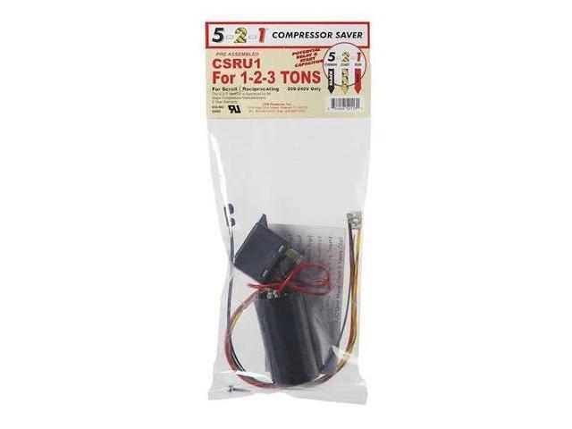 5-2-1 COMPRESSOR SAVER CSRU1 Hard Start Kit, Potential Relay, Start Capacitor,