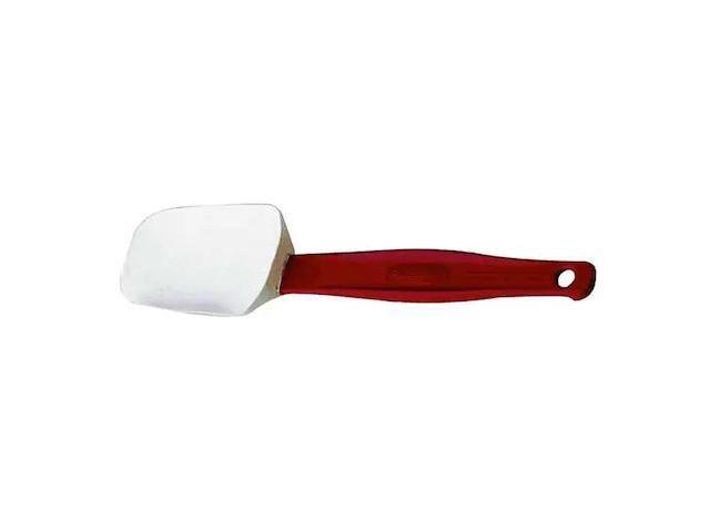 Rubbermaid 9-1/2' Spoon Food Scraper, Red/White Red/White FG196600RED