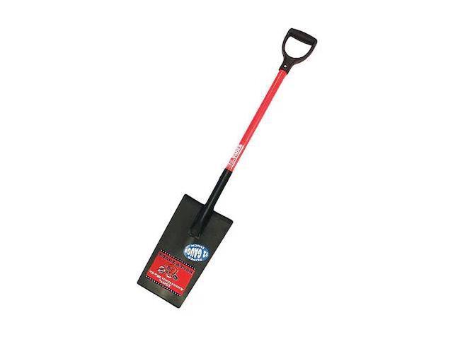 BULLY Tools 82500 Edging and Planting Spade 13 in L x 7-1/2 in W Blade Fiberglass Handle