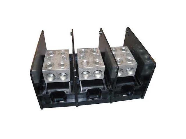 MERSEN MPDB69123 Pwr Dist Block,620A,3P,2P Secondary,600V