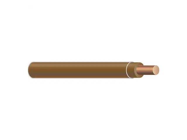 SOUTHWIRE 11602001 THHN Building Wire, Copper, 10 AWG, 1C, Brown, Solid, 500 ft