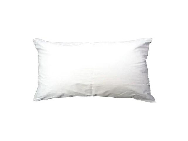 R & R TEXTILE X11702 Pillow, King, 37x21 In., White