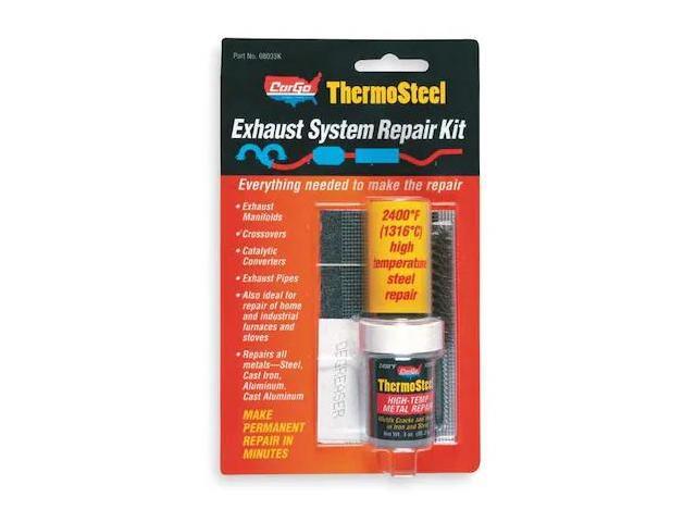 BLUE MAGIC 18022KTRI Crack Repair Kit,High Temp,Dark Gray