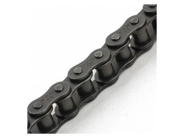 TRITAN 10B-1 X 10FT Roller Chain,Single Strand,0B,10ft.