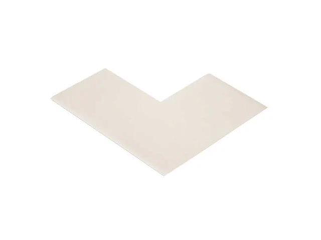 MIGHTY LINE ANGLE3W Floor Marking Tape Vinyl White, 3' W x 6' L, 50 mil Thick