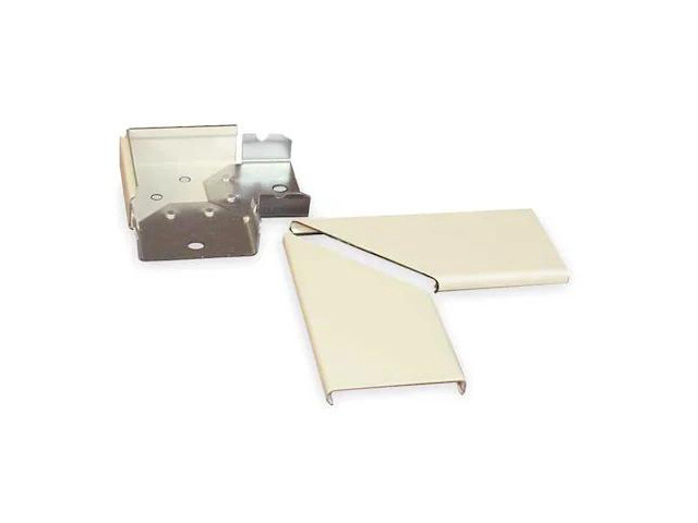 LEGRAND V2411M 90 Deg Flat Elbow Raceway, 2400 Series, 2 Channel, 1-3/4 in W,
