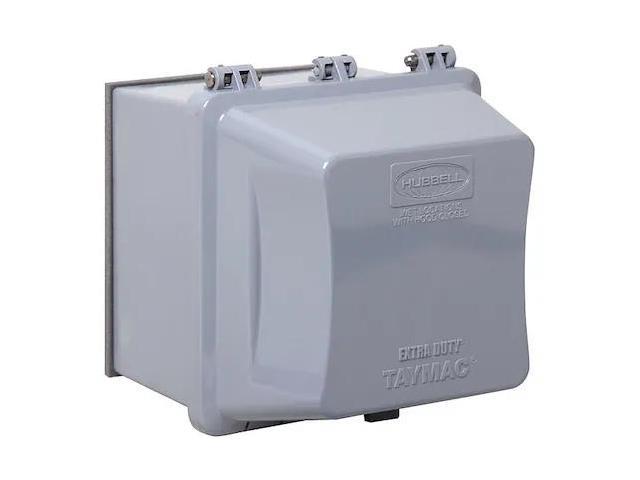 TAYMAC MM7420G 2 -Gang Vertical While In Use Weatherproof Cover, 5.427' W,