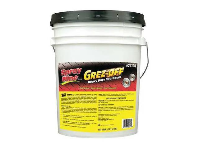 SPRAY NINE 22705 Liquid 5 gal. Degreaser, Pail