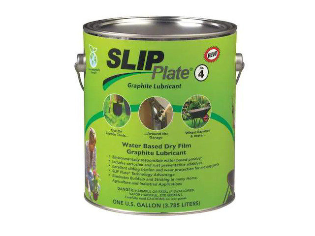 SLIP PLATE SLIP4-4X1G General Purpose Dry Lubricant, 1 gal, Can, Water Base,